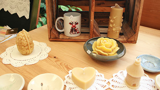 Bienenwachs-Kerzen - im Kleinen Honigladen, Waldeck